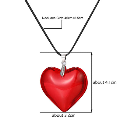 Necklace Vintage Crystal Heart Pendant Set - Necklace - CCBYX - Mad Fly Essentials