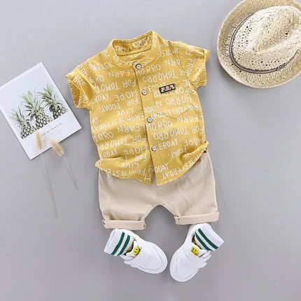 Baby Boy 2024 Summer Animal Clothing Sets