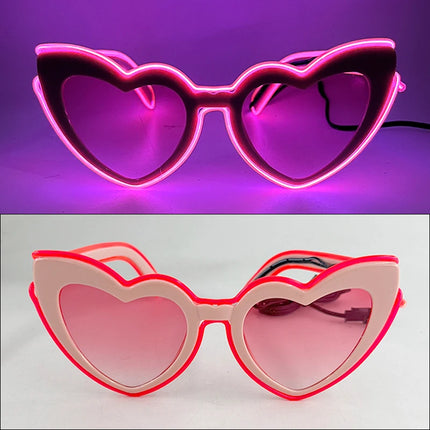 Party Favors Women LED Neon Glow Party Sunglasses - Party Favors - The vinyl Clock - Mad Fly Essentials