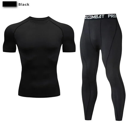 Tracksuit Men Compression Sportswear Yoga Sets - Tracksuit - Day South Valley - Mad Fly Essentials