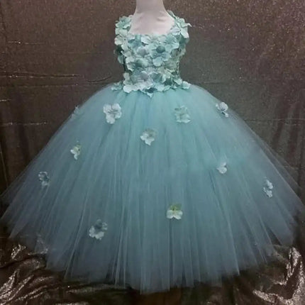 Party Dress Girl Little Princess Flower Petal Girl Dress - Party Dress - Maiden Vision - Mad Fly Essentials