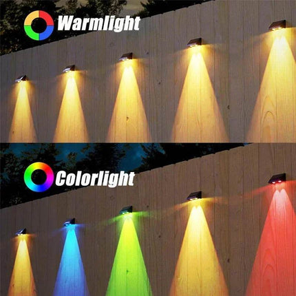 Solar Outdoor LED 2-4 Beads Wall Lamp - Mad Fly Essentials