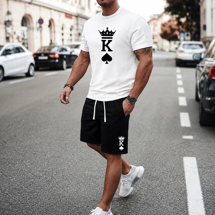 Tracksuit Men Fashion King Crown Spade Tracksuit Sets - Tracksuit - BKLD - Mad Fly Essentials