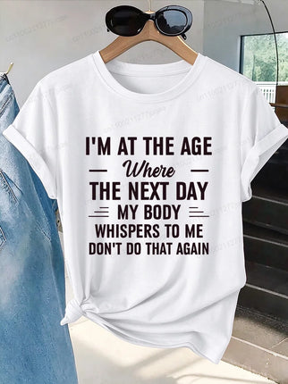 Shirt Women Funny Acting My Age Birthday Graphic Tee - Shirt - Sister Linda - Mad Fly Essentials
