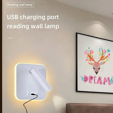 Nordic Minimalist Interior LED Bedroom Reading Light