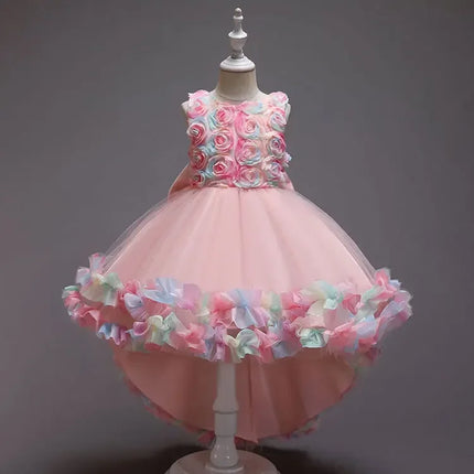Baby Girl Flower Fashion Wedding Lace Dresses