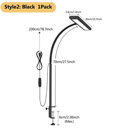 Desk Lamp LED Office Home Gooseneck Adjustable Light - Desk Lamp - Kakaxi - Mad Fly Essentials