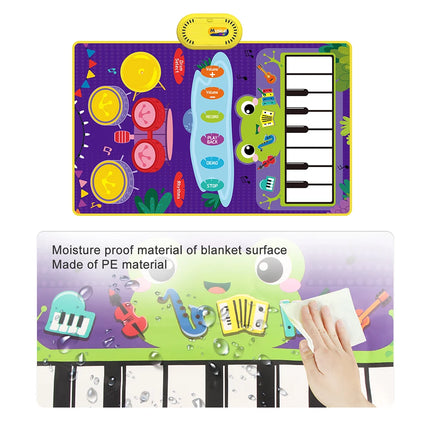 2 In 1 Baby Musical Keyboard Instrument Playmat