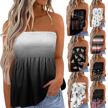 Crop Top Women Sleeveless Butterfly 3D Top - Crop Top - GACVGA - Mad Fly Essentials