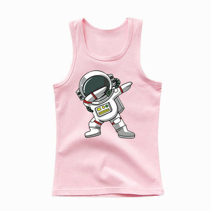 Baby Boy Astronaut Space Sleeveless Summer Tees - Kids Shop Mad Fly Essentials