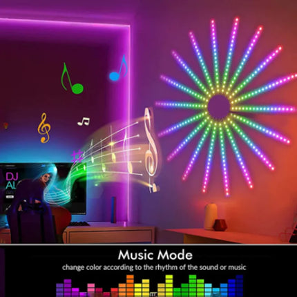 LED Night Light Fireworks RGB Dream Meteor Lamp - LED Night Light - LiHangStar - Mad Fly Essentials