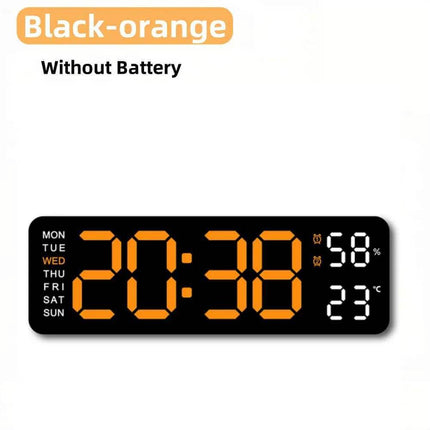 9 Inch Digital LED USB Wall Alarm Clock - Mad Fly Essentials