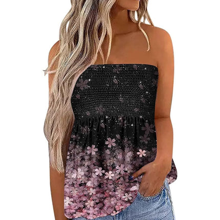 Crop Top Women Sleeveless Butterfly 3D Top - Crop Top - GACVGA - Mad Fly Essentials