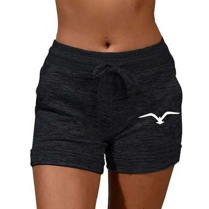 Fitness Shorts Women Summer Cat Animal Yoga Shorts - Fitness Shorts - Cloud Hide - Mad Fly Essentials