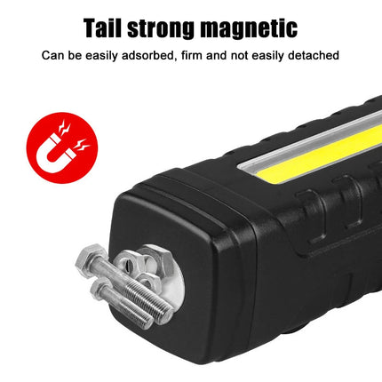 Multifunctional LED USB Rechargeable Camping Work Flashlight