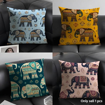 Pillows Decor Indian Moroccan Elephant Animal Pillow - Pillows Decor - Wandering Tribe - Mad Fly Essentials