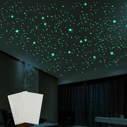 3D Wall Sticker Bubble Luminous Stars Dots Decoration - 3D Wall Stickers - Colorful Life - Mad Fly Essentials
