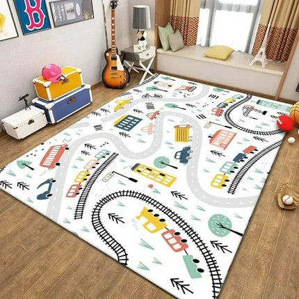 Kids Cartoon Game Carpet Dinosaur Area Rug - Mad Fly Essentials
