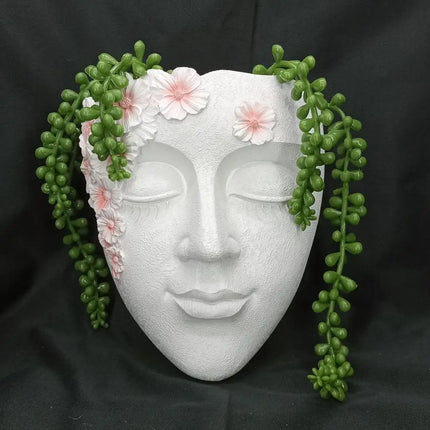 Garden Decor Nordic Face Flower Pot Wall Planter - Garden Decor - Nordic Creations - Mad Fly Essentials