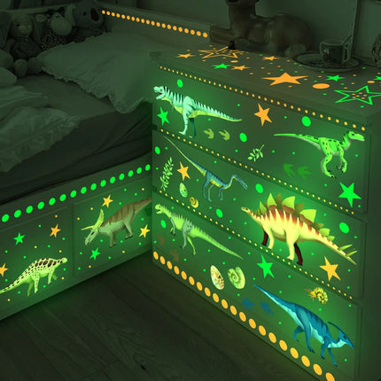 3D Wall Sticker Luminous Cartoon Dinosaur Decal - 3D Wall Sticker - Zooyoo - Mad Fly Essentials