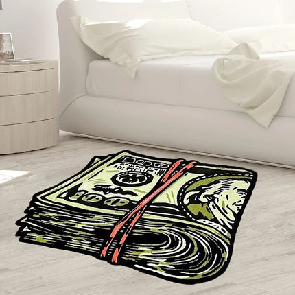 Banknote Money Living Room Area Rug - Home & Garden Mad Fly Essentials