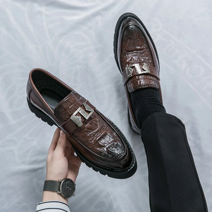 Loafers Men Coiffeur Slip Business Wedding Loafers - Loafers - Buvazik - Mad Fly Essentials