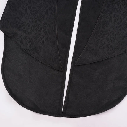Costume Wear Men Black Court Style Steampunk Tailcoat - Costume wear - Iairay - Mad Fly Essentials