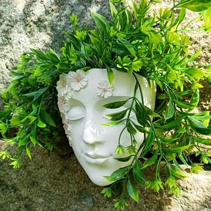 Garden Decor Nordic Face Flower Pot Wall Planter - Garden Decor - Nordic Creations - Mad Fly Essentials