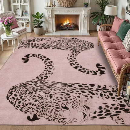 Area Rug Nordic Leopard Cat Animal Living Room Rug - Area Rug - EMG - Mad Fly Essentials