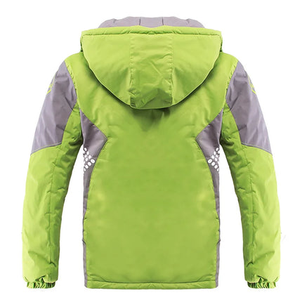 Jacket Boy Winter Blue Fleece Detachable Hood Outerwear - Jacket - Top Sky Kids - Mad Fly Essentials