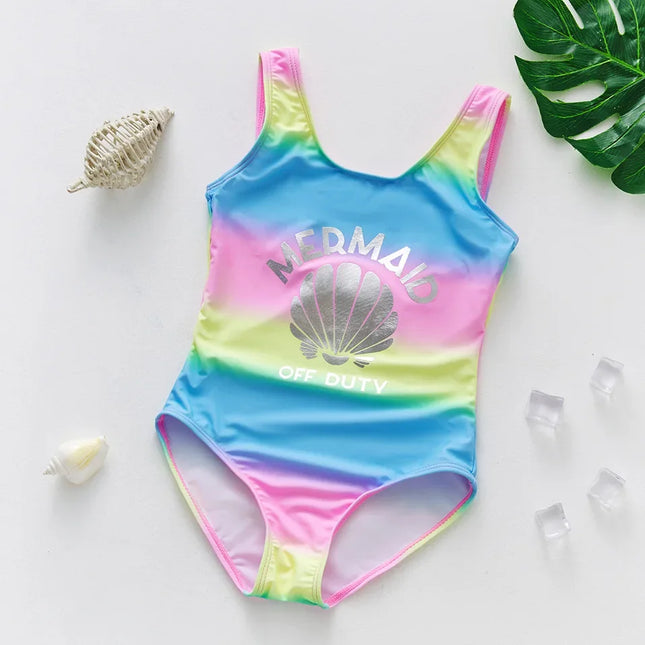 Swimwear Set Girl 3-10Y Mermaid Flamingo Unicorn Swimwear - Swimwear Set - Tregen - Mad Fly Essentials