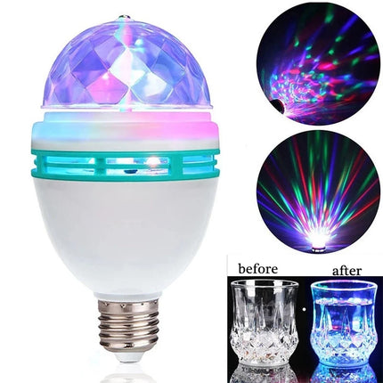 LED Party Light Birthday E27 Auto Rotating Stage Light - LED Party Light - Thebse - Mad Fly Essentials