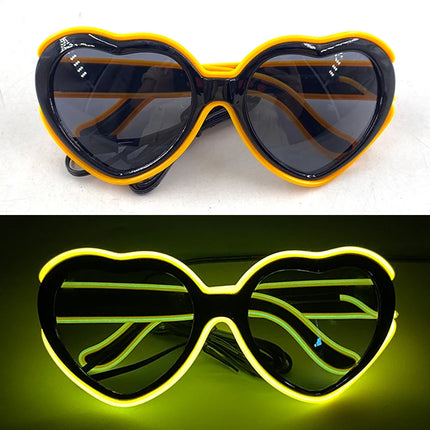 Party Favors Women LED Neon Glow Party Sunglasses - Party Favors - The vinyl Clock - Mad Fly Essentials