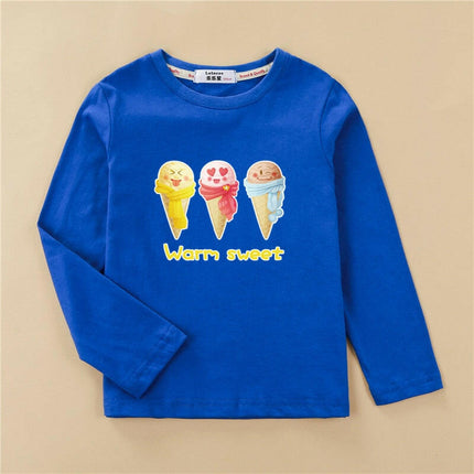 Baby Girl Sweet Ice Cream Long T-Shirt - Kids Shop Mad Fly Essentials