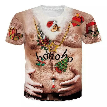 Shirt Men Funny Seasonal 3D Muscle Tee - Shirt - Nifineo - Mad Fly Essentials