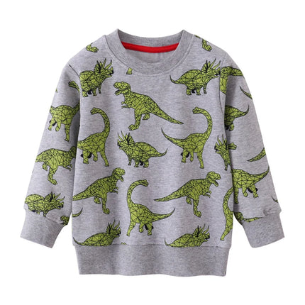 Sweater Baby Boy Long Dinosaur Animal Sweater - Sweater - Jumping Meters - Mad Fly Essentials