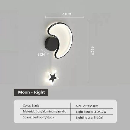 Modern Nordic LED Star Cloud Wall Sconce - Mad Fly Essentials