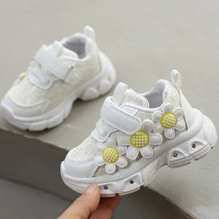 Kids LED Shoes Flower Decor Light Sneakers - Kids LED Shoes - Bidijones - Mad Fly Essentials