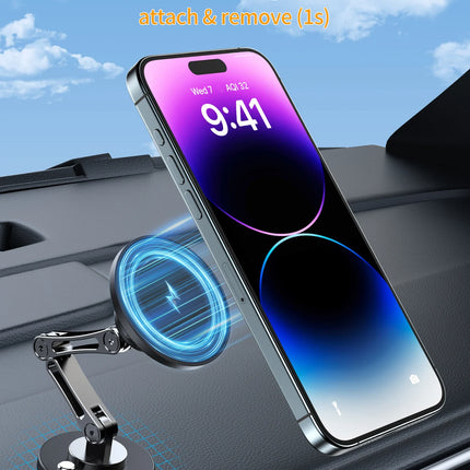Auto Essentials Magnetic Car Phone Holder Wireless Charger for iPhone - HVLMHA - Auto Essentials - Mad Fly Essentials