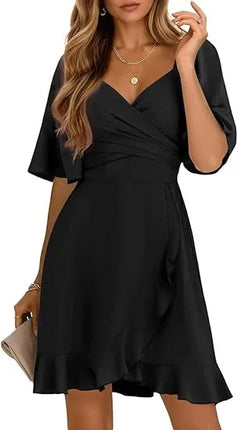 A-Line Dress Women Summer Thin Casual Midi Vacation Dress - Allneon - A-Line Dress - Mad Fly Essentials