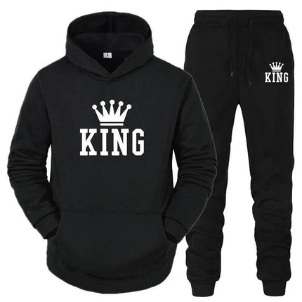 Men Women White Black King Queen Tracksuits - Mad Fly Essentials
