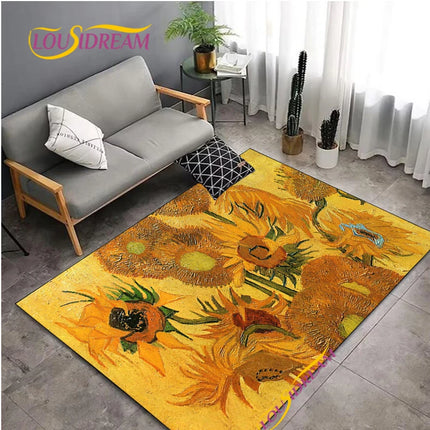 Area Rug Van Gogh Starry Night Living Home Rug - Area Rug - Louisidream - Mad Fly Essentials