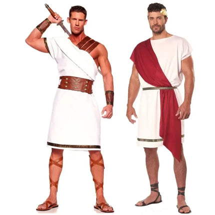 Men Ancient Greek Roman Gladiator Costume