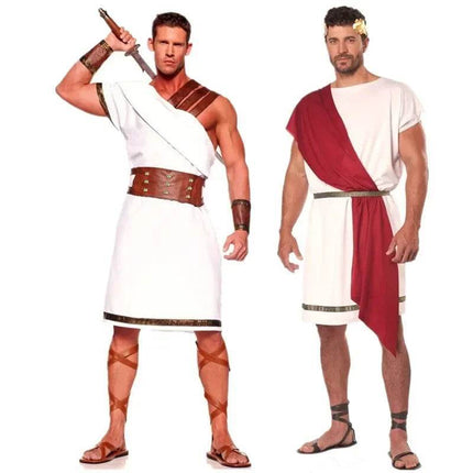 Men Ancient Greek Roman Gladiator Costume - Mad Fly Essentials