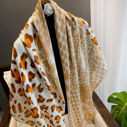 Women Spanish Silk Pashmina Floral Square Shawls - Mad Fly Essentials