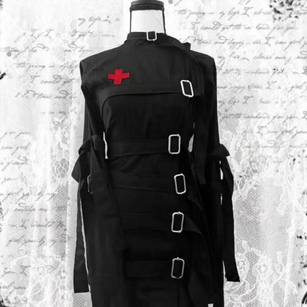 Mini Dress Women Black Off-Shoulder Gothic Dress - Mini Dress - Eillysevens - Mad Fly Essentials