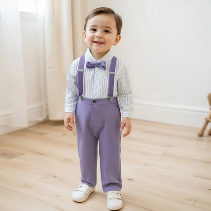 Gentleman Outfit Baby Boy 4pc Spring Clothing Set - Gentleman Outfit - LZH - Mad Fly Essentials