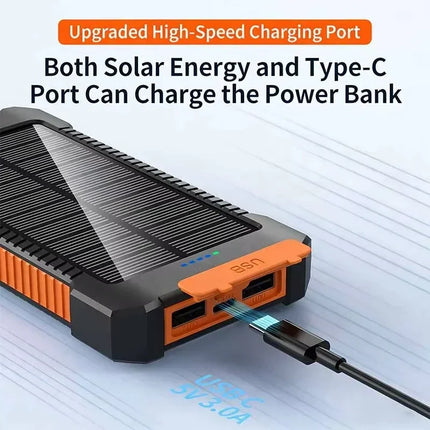 Home Essentials Portable Solar 20k mah Powerbank - Home Essentials - Tollcuudda - Mad Fly Essentials