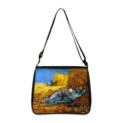 Van Gogh Oil Paintings Collage Handbag