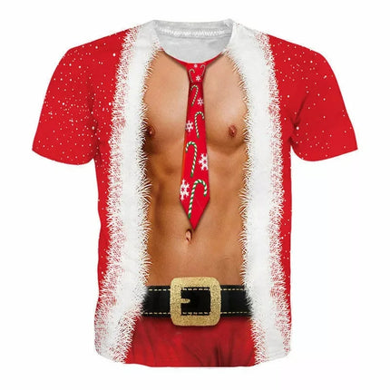Shirt Men Funny Seasonal 3D Muscle Tee - Shirt - Nifineo - Mad Fly Essentials